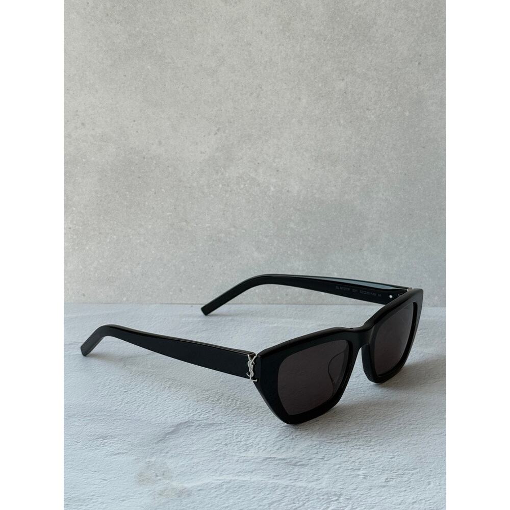 NEW Saint Laurent SL M127/F Sunglasses in Black - Picture 7 of 9